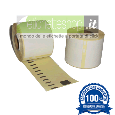 Rotolo di etichette compatibili DYMO 99014 54x101mm (S0722430)